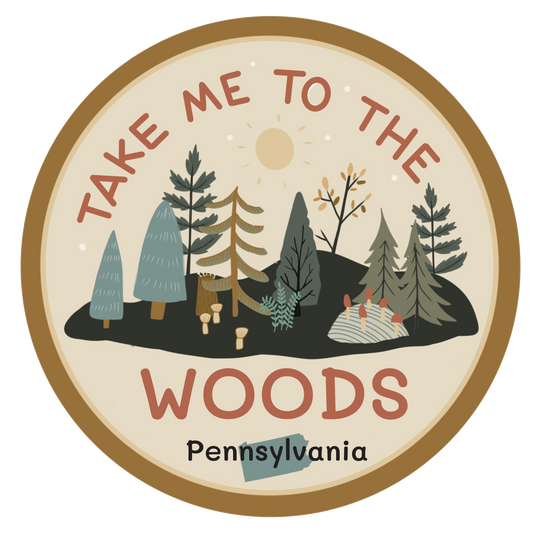 Take Me to the Woods Sticker